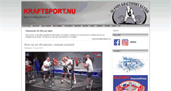 Desktop Screenshot of kraftsport.nu