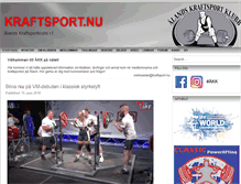 Tablet Screenshot of kraftsport.nu